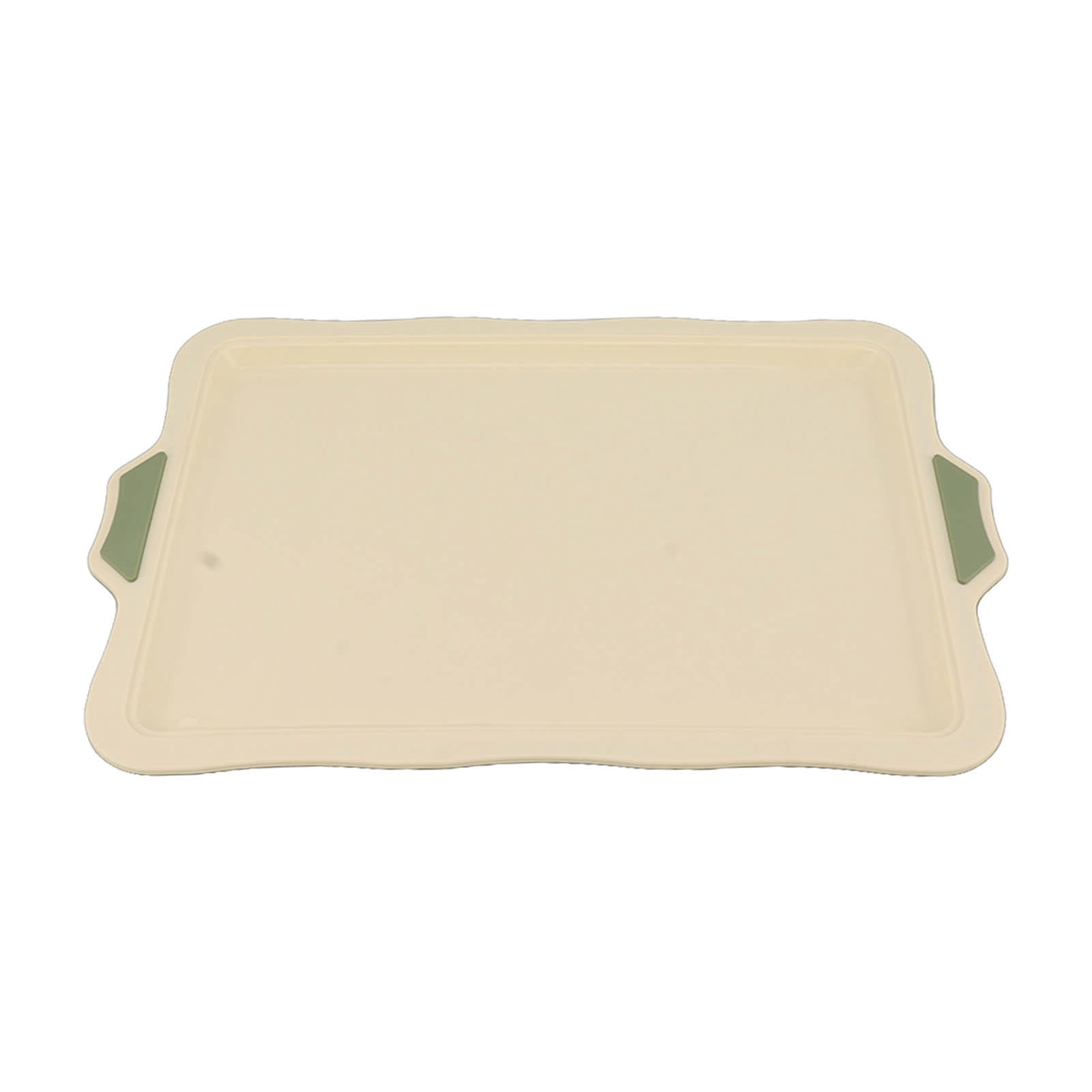 YAHHU Silicone Baking Sheet Pan – Flat Base, Non‑Stick, Heat‑Resistant 16.9" x 11" Cookie & Cake Tray for Home Baking