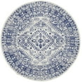 thumbnail image 3 of Nourison Whimsicle Rustic Farmhouse Ivory Navy 5' x round Area Rug, (5' Round), 3 of 9