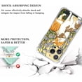 thumbnail image 3 of Cat Flower Case for iPhone 13 Pro Max, Aesthetic Cute Animals Pattern, Soft TPU Full Cover Case for iPhone 13 Pro Max, 3 of 5