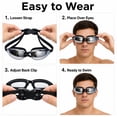 thumbnail image 5 of Adult Swim Goggles with Mirror Coated Lenses and Adjustable Strap for Pool and Training, TIKA, 5 of 7