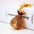 thumbnail image 4 of Dollar Symbol Shape Keychain Keyring Sparkling Crystal Rhinestones Key Chain Creative Gifts Accessories, 4 of 5