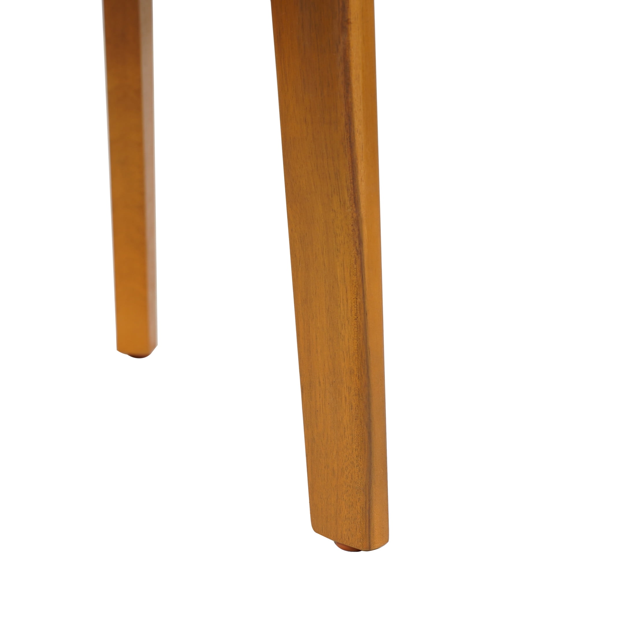 Christopher Knight Home Round Outdoor End Table with Slatted Top, Acacia Wood Frame, Patio Side Table, Teak