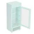 thumbnail image 1 of Dollhouse Vertical Refrigerator, Simulation Stimulate Strong Durable Dollhouse Refrigerator  For Decoration Mint Green, 1 of 8