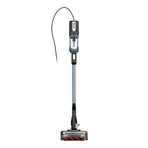 Aspiradora vertical con cable Shark UV580 Performance Ultralight DuoClean con cepillo giratorio autolimpiable, aspiradora de mano extraíble, color azul (renovada)