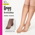 thumbnail image 4 of Hanes L'eggs Women's Everyday Knee Highs, 10 Pair, 4 of 5