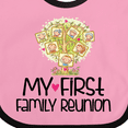 thumbnail image 4 of Inktastic My First Family Reunion Boys or Girls Baby Bib, 4 of 4