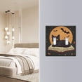 thumbnail image 4 of Yayeee Toggle Light Switch Wall Plate 3-Gang 6.37"x4.48" Decorative Outlet Cover, Orange Halloween Cat, 4 of 7