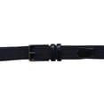 thumbnail image 3 of Ferrioni Cinturón Textil Trenzado Elástico Negro Hebilla Metal Stretch 34mm, 3 of 4
