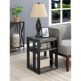 thumbnail image 1 of Convenience Concepts Monterey Table d'Appoint à Trois Niveaux en Bois Gris, 1 of 4