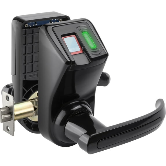 Biometric Door Lock w/ Card Access, Black Color