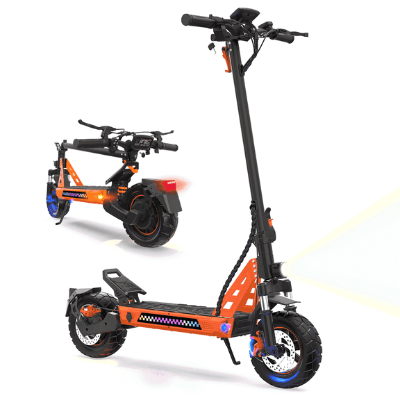 ZVOFB Electric Scooter Adults,1000W Motor Fast Off Road E Scooter, 28Mph Max Speed & 28 Miles Max Range, 330lbs MAX Load,APP & Turn Signals,All-Terrain E-Scooter E3