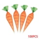thumbnail image 4 of Inteprter 100Pcs Easter carrot Bags Gift Storage DIY Party Bag Supplies Popcorn Almacenamiento y organización del hogar, 4 of 6
