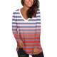 thumbnail image 4 of Xuyuer Womens Striped Long Sleeve Shirt V Neck T Shirts Casual Spring Tops Dressy Casual Tshirts Basics Tee 2026 Spring Trendy Clothes Slim Fit Casual Tee Tops, 4 of 7