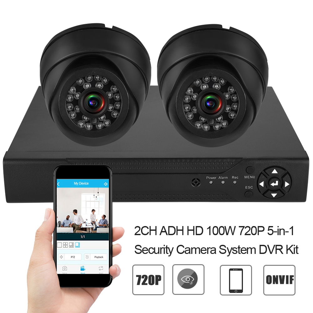 Greensen Security Camera System, Security Camera DVR Kit,2CH ADH HD