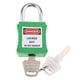thumbnail image 3 of Candado de seguridad con grillete de acero inoxidable con llaves diferentes para / Verde, 3 of 9