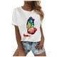 thumbnail image 2 of Pntutb - Camiseta holgada de manga corta para mujer, informal, de verano, divertida, con estampado de mariposas Pntutb Pntutb-3873, 2 of 7
