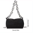thumbnail image 2 of Small bag women's bag trend personality color diamond pillow bag chain shoulder bag personality crossbody bag, 2 of 10