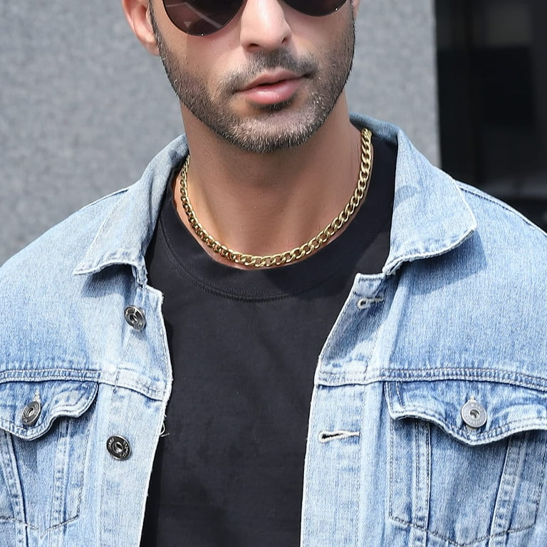 Mens layered chain outlet