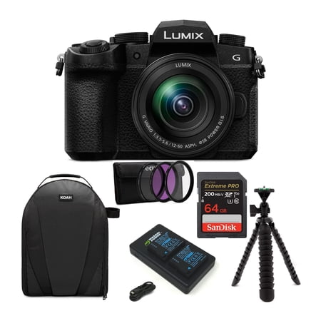 UPC: 0663701795172 | Panasonic LUMIX DC-G95 Mirrorless Digital Camera with 12-60mm Lens Bundle