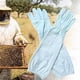 thumbnail image 3 of Guantes de apicultor con puños elásticos de piel sintética gruesa, protección para apicultores. Blanco, 3 of 6