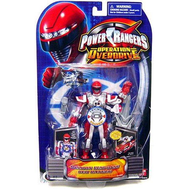 Power Rangers Operation Overdrive Mission Response Red Ranger Action