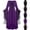 04-purple, variant on Witch Dress for Women Lace Square Neck Batwing Sleeve Halloween Dresses Adult Gothic