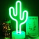 thumbnail image 2 of Luz LED de neón de cactus, letrero de neón de cactus, carga por USB o batería, letrero de neón de cactus, lámparas de neón, letreros luminosos para habitación infantil, decoración de dormitorio juveni, 2 of 5