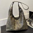 thumbnail image 4 of Stylago Slouchy Hobos Bags for Women Retro Leather Handbag Shoulder Tote Bag Work Travel Button Soft Purses with Adjustable Strap Green, 4 of 6