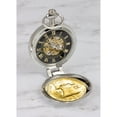 thumbnail image 3 of American Coin Treasures Gold Layered Silver Franklin Half Dollar Men's Pocket Watch, 3 of 6