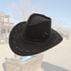 thumbnail image 3 of Sombrero vaquero occidental de ala ancha, visera Fedora Panamá, plegable, para playa, verano rojo, 3 of 8