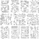thumbnail image 2 of Troqueles de corte de Metal para hacer tarjetas, álbumes de recortes, animales de Navidad, conejito de Pascua, erizo, ratón, gato, perro, estrella, sellos transparentes, novedad de 2021, 2 of 2
