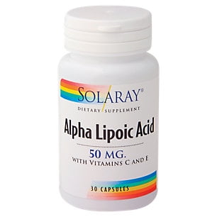 Alpha Lipoic Acid 50 mg By Solaray - 30  Capsules