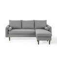thumbnail image 3 of Modway Revive Upholstered Fabric Right or Left Sectional Sofa in Light Gray, 3 of 14