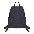 thumbnail image 2 of Balery Copper-Gold Gloss Outline Navy Dark Blue Lightweight Backpack for Men and Women - Durable and Water-Resistant, Ideal for School, Work, Travel, and Everyday Use, 2 of 9