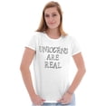 thumbnail image 3 of Unicorns Are Real Believe Fantasy Womens Fitted Plus Size Graphic Tee Brisco Brands 2X, 3 of 5