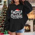 thumbnail image 2 of Christmas Kids Boys Girls Hooded Jacket Christmas Cartoon Prints Hoodie Sweatshirt Toddler Child Pullover, 2 of 5