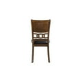 thumbnail image 4 of New Classic Furniture Gia Ebony Wood Dining Chair with PU Seat (Set of 4), 4 of 7
