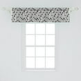 thumbnail image 2 of Ambesonne Abstract Window Valance, Brushstroke Bold Bar, 42" x 12", Dark Slate Blue Beige, 2 of 3