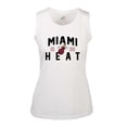 thumbnail image 2 of Women's Levelwear White Miami Heat Macy Tank Top, 2 of 3
