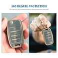 thumbnail image 3 of OUNONA Car Key Protector Case in Grey Made of Soft TPU for Keys 1 Piece, 3 of 8