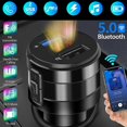thumbnail image 4 of Transmisor Fm para coche con Bluetooth, cargador USB Dual, adaptador auxiliar, carga rápida manos libres, 4 of 4
