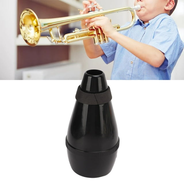 Trumpet Practice Mute,Lightweight ABS Fully Enclosed For Beginners Students ND24,Trumpet Replacement Accessories