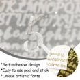 thumbnail image 3 of 912 Piezas 12 Hojas Pegatinas Autoadhesivas de Letras del Alfabeto con Purpurina para Decoración de Aula, Manualidades DIY, Negocios, Número de Dirección Dorado + Plata, 3 of 5