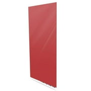 Ghent ARIASM84RS Aria Low Profile Magnetic Glass Whiteboard, 8 x 4 ft. - Rose