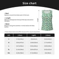 thumbnail image 5 of Gukieu SHIBA WITH FLORAL Print Women's Quick-drying Fitness Vest, Round Neck Sleeveless Fitness T-shirt, Suitable for Yoga, Sports-Small, 5 of 7