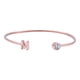 thumbnail image 1 of Pulsera Mujer Inicial Letra LuckyLy, Acero Inoxidable y Zirconia Cúbica, Modelo Sonia rosa UNITALLA, 1 of 8