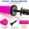 thumbnail image 2 of Balloon Pump 2 Pack Hand Manual Inflator, Balloon Manual Pump Blower Pump Suitable for Party Decoration Balloons Balloon Arch Kit Balloon Garland Foil & Confetti Balloon, 2 of 7