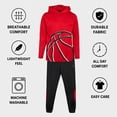 thumbnail image 5 of RBX Boys Jogger Set - Thermal Sports Hoodie and Tricot Joggers Athletic Outfit Set 4 Piece, 5 of 7