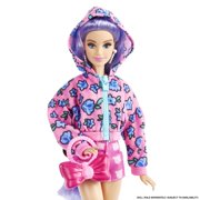 Barbie Extra Doll Clothes Fashion Pack with Pet Lamb, Zipper Hoodie & Hair Accessories