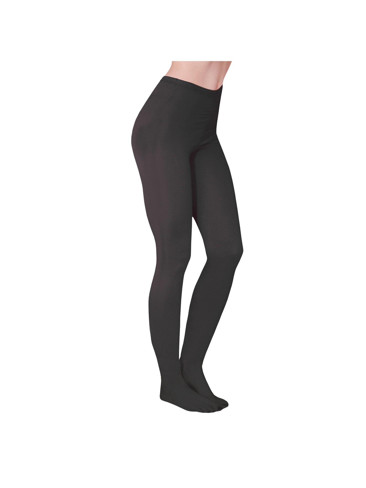 Mesnove 2019 Black Legs Fake Translucent Warm Fleece Pantyhose